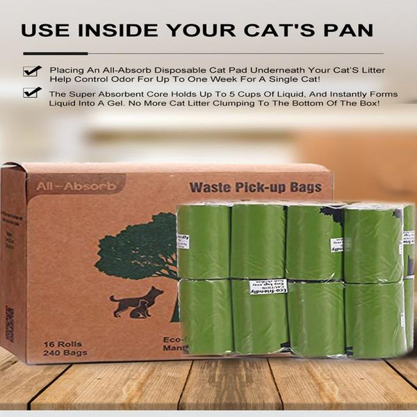 

dog travel & outdoors honeycare pet degradable poop bag environmental waste outdoor feces pick-up toilet trash cleaning supplies