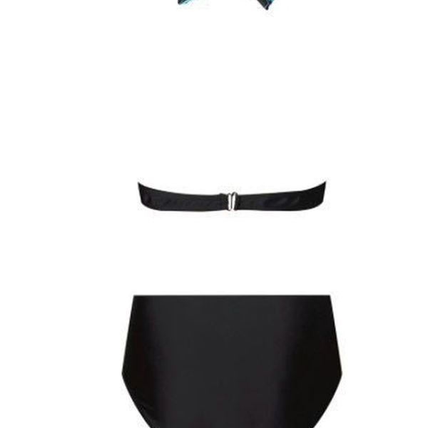 

factoryhjwo print new split bikini swimsuit sexy, White;black