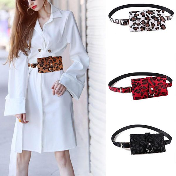 

ly women waist bag leopard adjustable belt pack purse for mobile phone keys money do99 bags