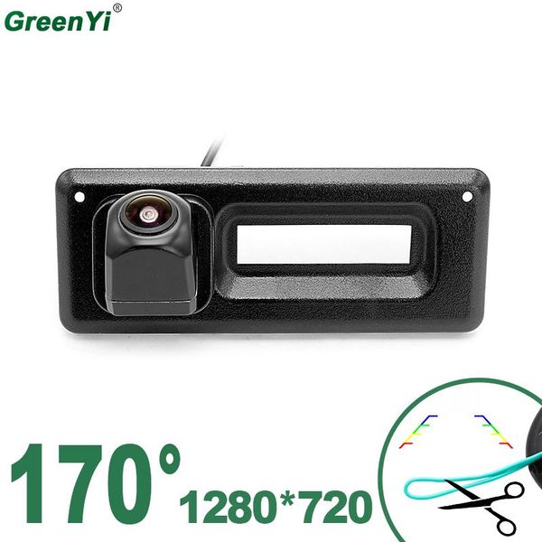 

car rear view cameras& parking sensors 170 degree 1280x720p hd ahd starlight night vision vehicle reverse trunk handle camera for ko
