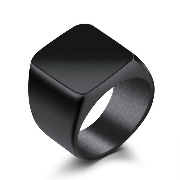 

cluster rings fate love brand men white golden black solid polished 316l stainless steel fashion male men's jewelry, Golden;silver