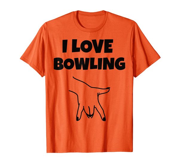 

funny i love bowling saying fingering bowling ball hole lgbt t-shirt, White;black