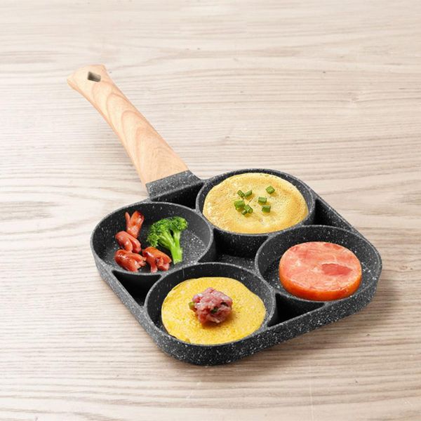 

pans thickened omelet pan frying pot steak cooking golden dumplings mold wheel cake aluminium alloy heat insulation