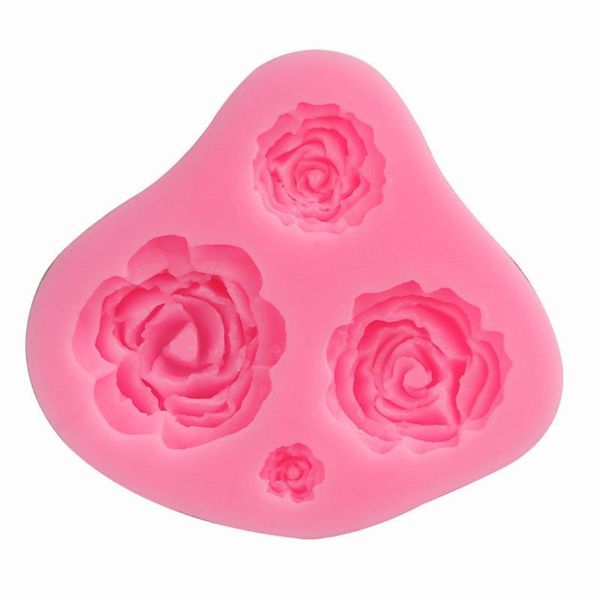 

baking moulds diy handmade silicone fondant mold exquisite flower chocolate sugar craft gum paste candle resin crafts durable