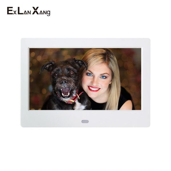 

digital po frames po 7 inch high-definition picture multimedia player mp3 mp4 alarm clock gift frame christmas