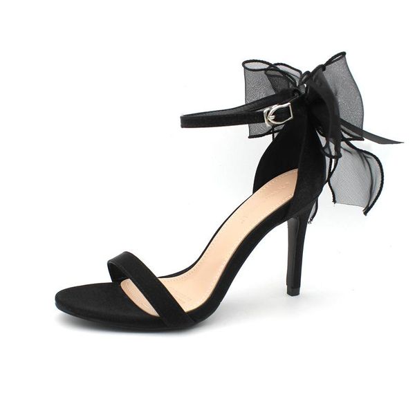 

dress shoes 2021 s66540 summer rome style sandals open toe nightclub stiletto female pump women's, Black
