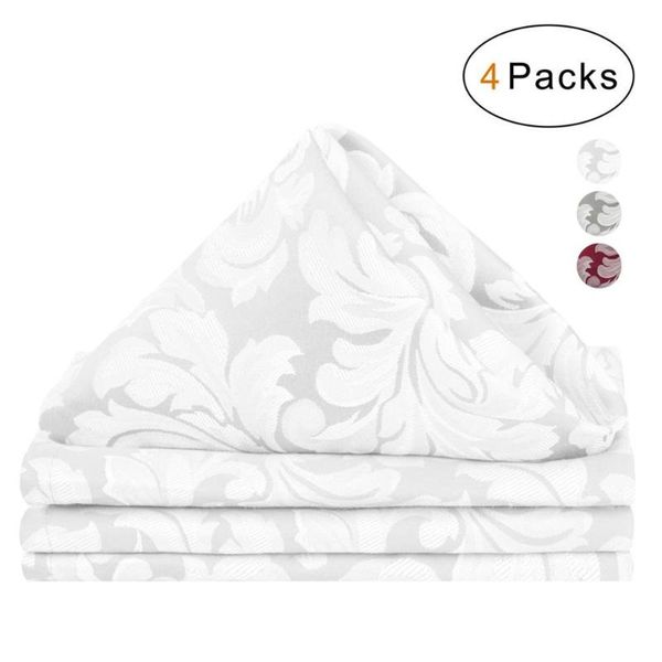 

table napkin vcvcoo 4 pcs/lot fabric napkins polyester cloth dinner multi-color 43*43cm diner year handkerchief party