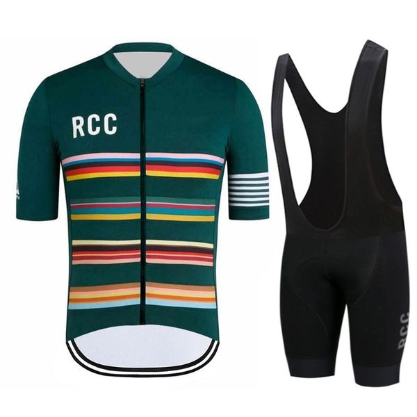 

racing sets pro team rcc road bike cycling clothes men's short sleeve jersey set quick dry mtb uniform 2021 summer ropa ciclismo, Black;blue