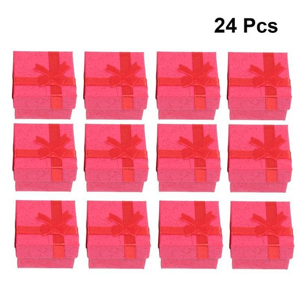 

gift wrap 24pcs ring boxes jewelery organizers storage earring bracelet necklace