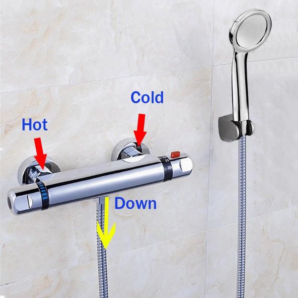 

thermostatic shower faucet mixing valve bathroom with head mixer sets