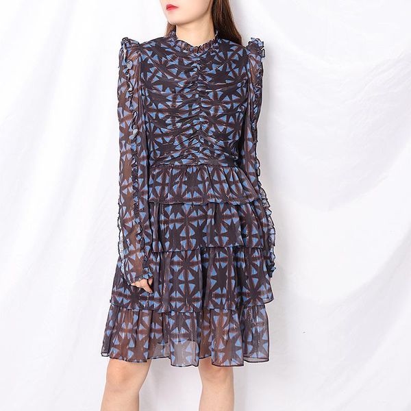 

collection style long sleeve lace dress casual dresses, Black;gray