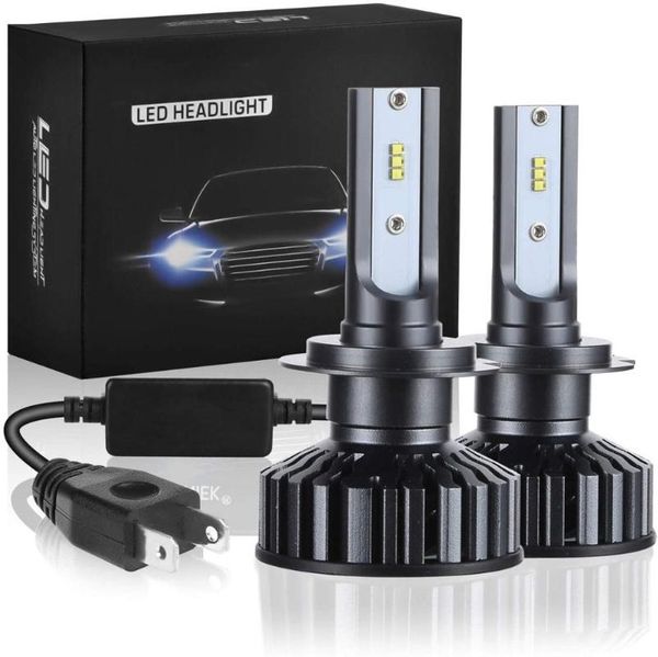 

car headlights h7 9006 led automotivo bulb 12v white 6000k auto light zes bead luces h4 9012 hir2 h11 9005 headlight fog lamp