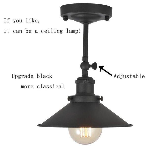 

retro industrial minimalist metal wall lamp quick and easy to install complete accessories installation chandelier crystal