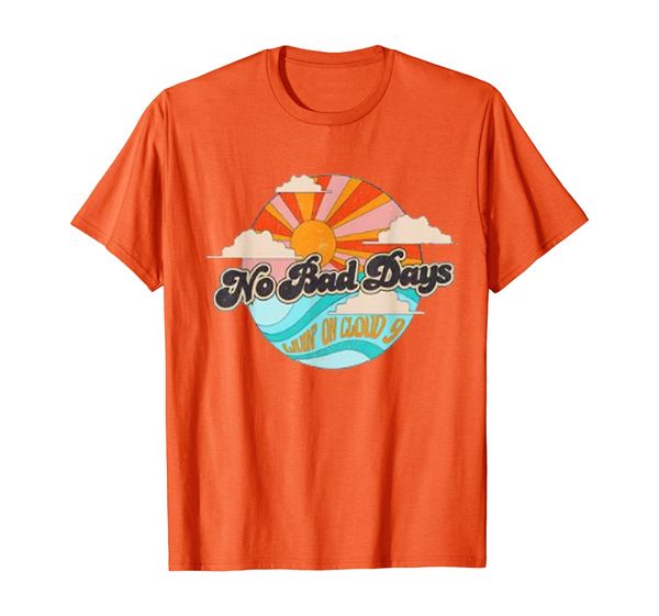 

no bad days cute t-shirt for men women youth, White;black