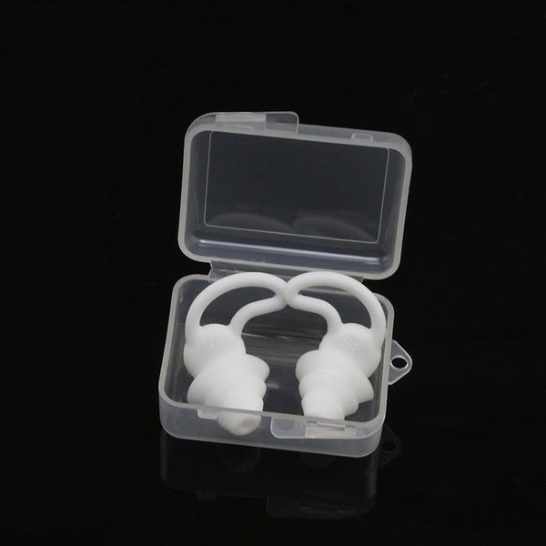 

nose clip 1 pair soft silicone ear plugs environmental waterproof dust proof sports swimming earbuds diving accessories
