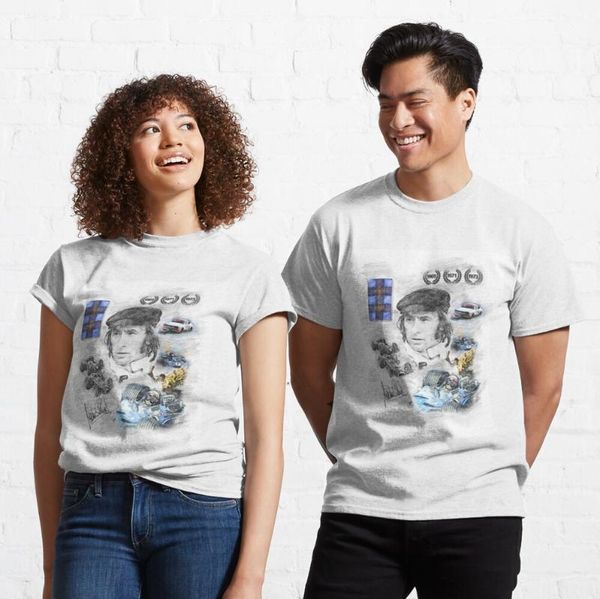 

women's t-shirt t shirt womenÂ jackie stewart classic, White