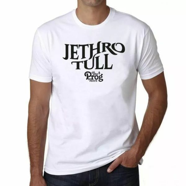 

jethro tull the prog years white mens t-shirt men rock shirt, kids, White;black