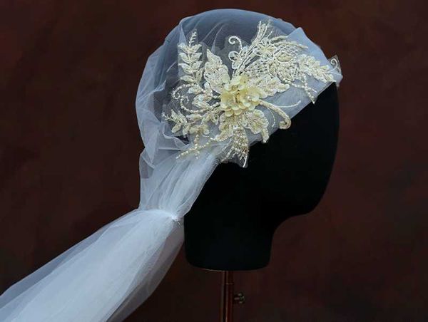 

bridal veils veil handmde embroidery sequins hat soft white ivory 1.2m length wedding accesories, Black