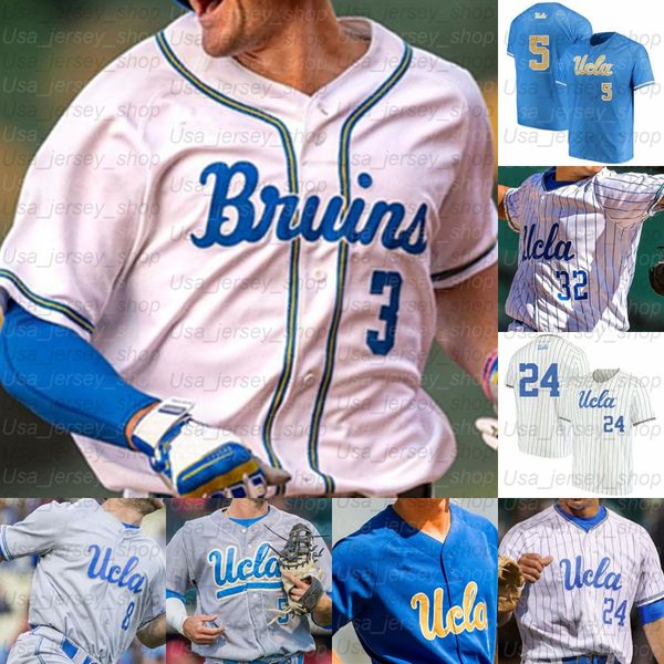 

2021 ncaa ucla college baseball jerseys brandon crawford 7 chase utley 12 gerrit cole 42 robinson, Black