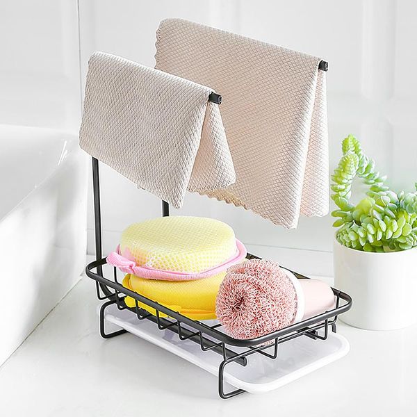 

towel racks 1pc durable dishcloth storage rack table shower kitchen