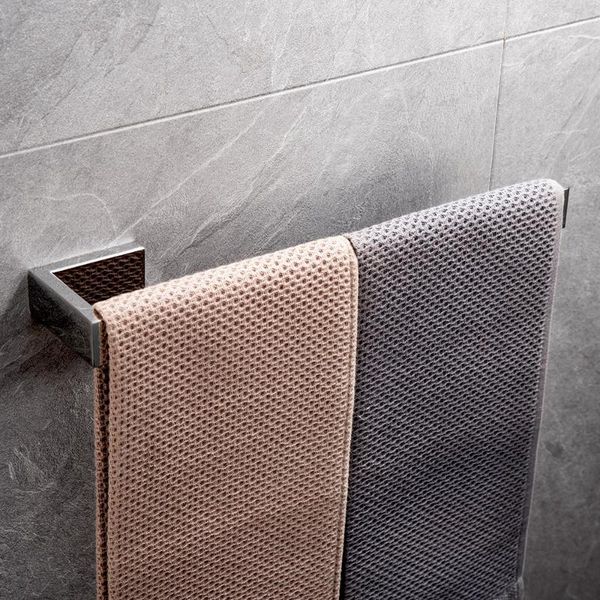 

towel racks hand holder drilled rail stainless steel wall mounted ring self bathroom kitchen bar