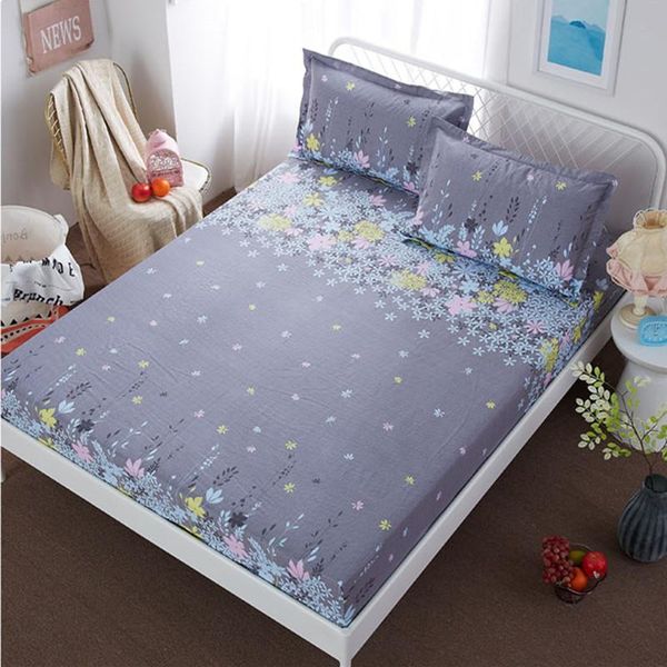 

sheets & sets fitted sheet with elastic black and white stars printed king size mattress protector bed case