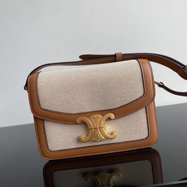 

2021 small [advanced square edition]celinse bag one shoulder messenger bag luxuryss designerss yw
