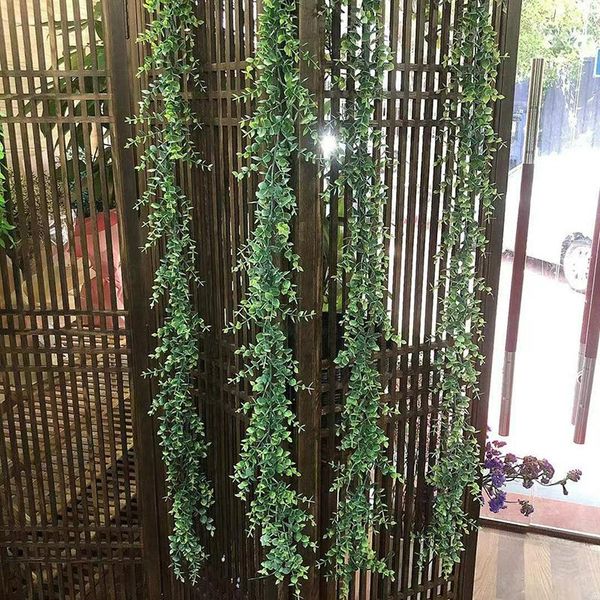 

decorative flowers & wreaths 6ft artificial eucalyptus garland hanging rattan vine ivy wedding decor