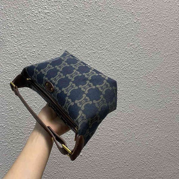 

70% s arc de female medieval tannin denim single shoulder portable lunch box bag trend versatile messenger