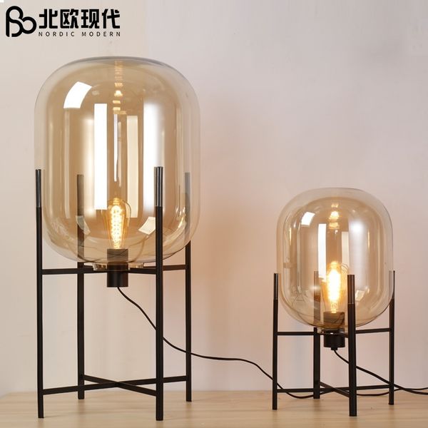 

creative study dining room floor bedroom window wax gourd glass decorative led desk lamp
