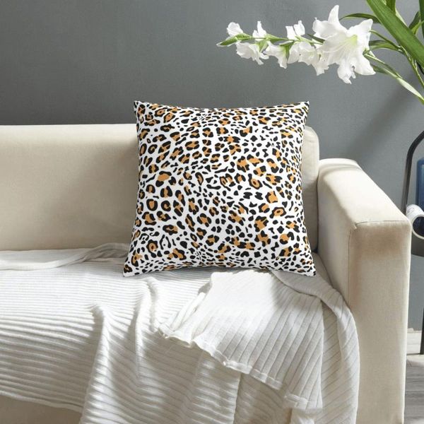 

pillow leopard texture pattern pillowcase printed cushion cover sofa waist