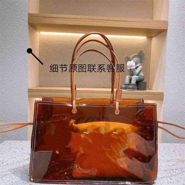 

women's 2021 new luo jelly crystal bag tote portable shoulder zly bags
