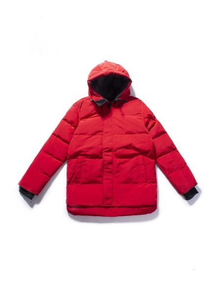 

male winter outdoor white goose down jacket sports and leisure clothing warm loose coat custom round embroidery logo outerwear parkas 1717, Black