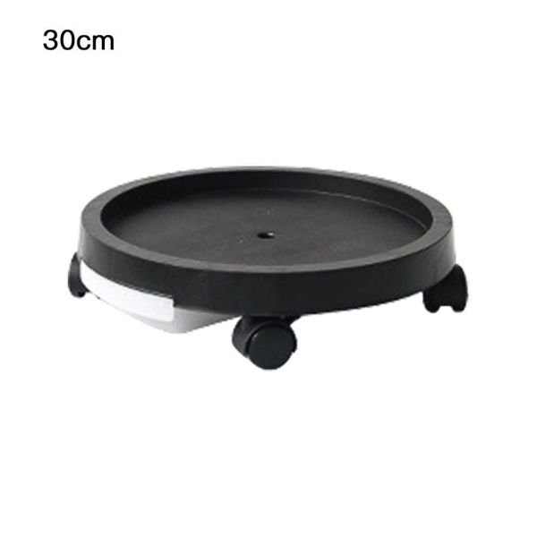 

planters & pots planter caddies pot pallet rack round caster thickened with wheels portable 14inch white stand mobile for gardens flower tra