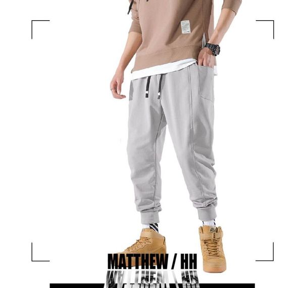 

autumn men's overalls pants male lanyard mid waist men fashion casual school sports a016, Black