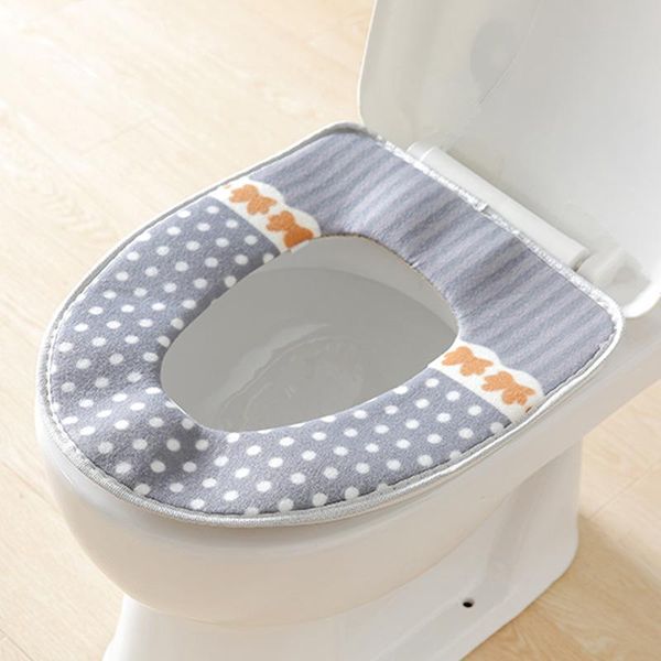 

toilet seat covers sticky cover pad closestool cushion universal warm fastener mat