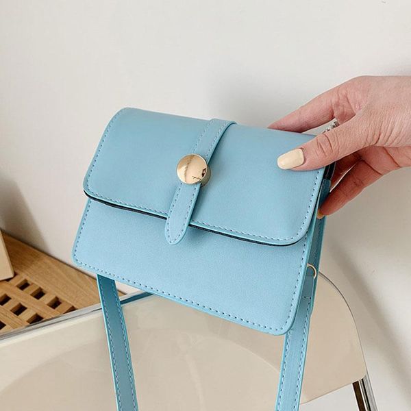 

simple fashion handbags for women pu leather shoulder bag designer solid color female crossbody messenger cross body
