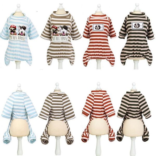 

cat costumes hip-hop clothes pajamas pet jumpsuit for large dogs pomeranian sleepwear cartoon overalls small dog puppy kitty