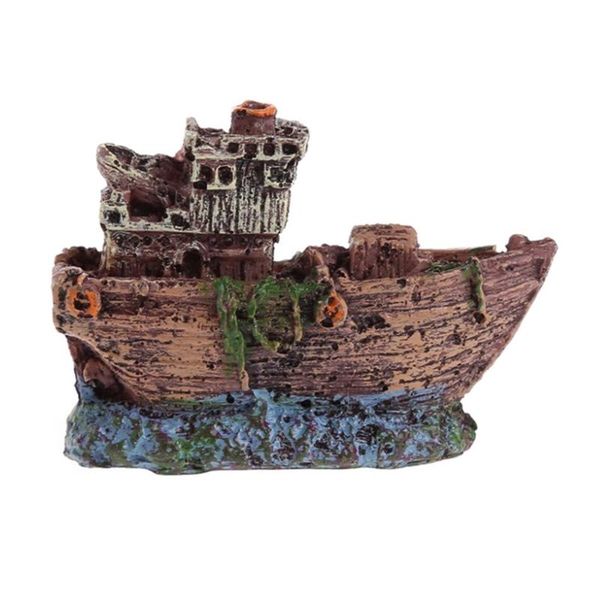 

decorations fish tank landscaping pirate ships resin ship suitable for aquarium promotion