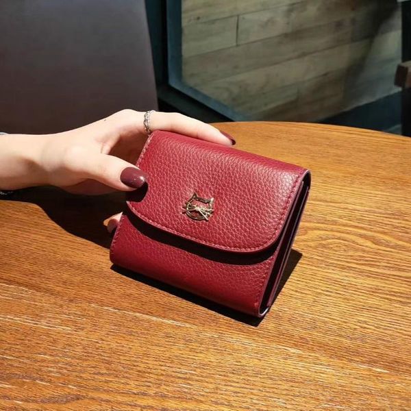 

card wallet holder purse case cute purses for women wallets, Red;black