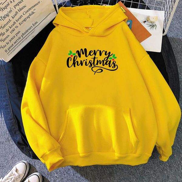 

women's hoodies & sweatshirts christmas jumper merry hoodie women/men fashion casual pullovers year holiday gift for friend, Black
