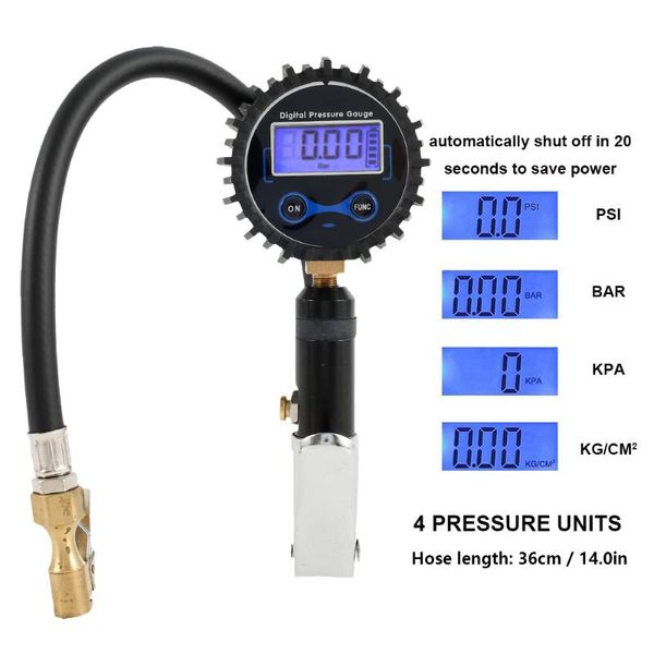 

diagnostic tools digital car eu tire air pressure inflator tester inflation deflation monitoring gauge lcd display led backlight vehicle