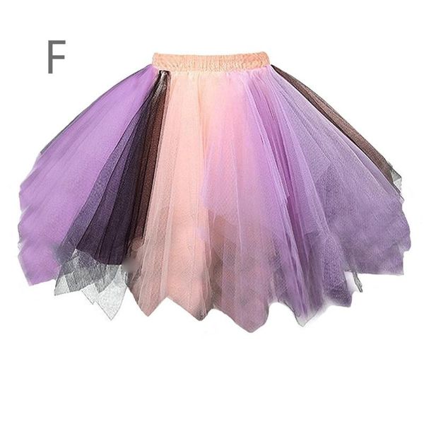 

skirts womens pleated gauze colours short skirt pettiskirt fluffy children tutu dancing princess, Black