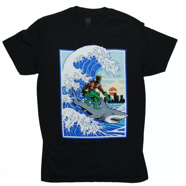 

DC Comics AQUAMAN T Shirt, White;black