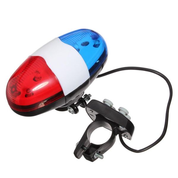 

car air freshener bicycle 6 flashing led 4 sounds siren trumpet horn bell bike rear taillight waterproof road tail light
