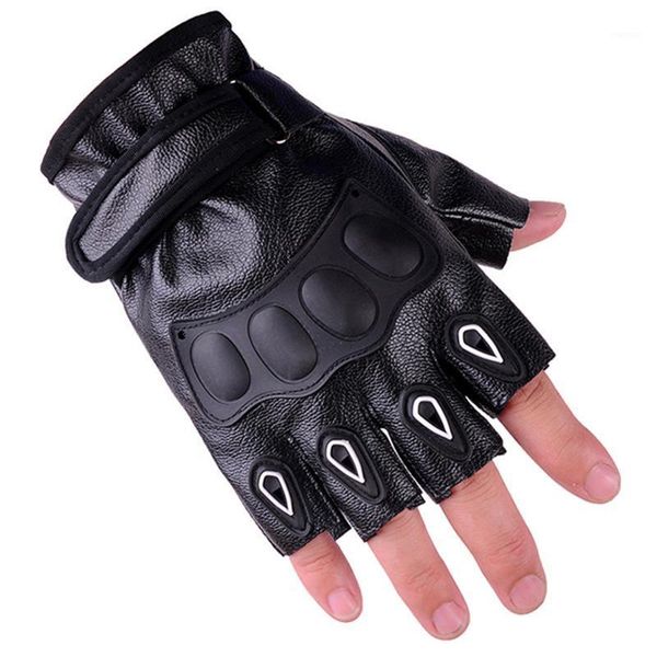 

cycling gloves military fingerless tactical mountaineering riding gun gym half finger outdoor sports driving male mittens1, Black