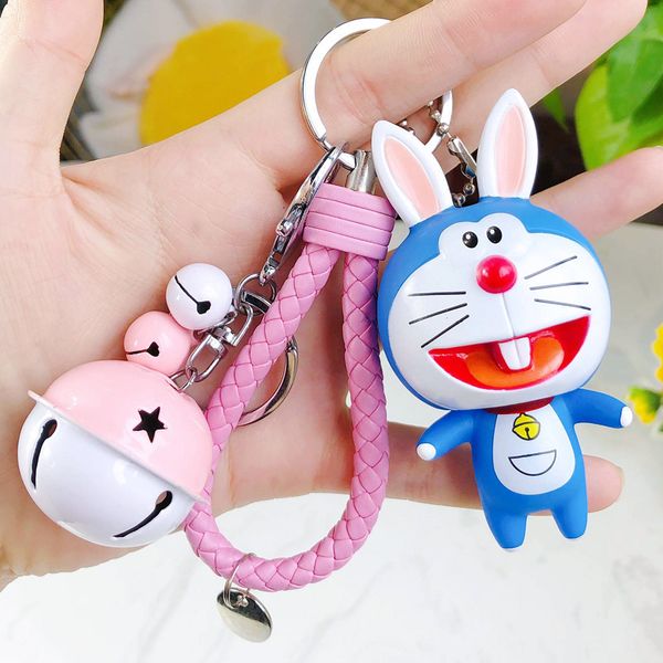 

key chain tiktok, cute cat doll, ring, twelve zodiac, men's car s chain, creative bag pendant, Silver
