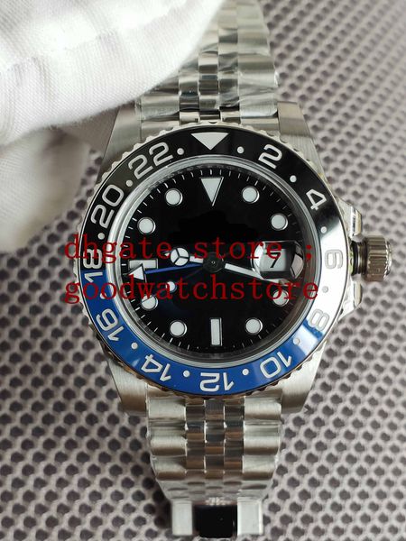 

v2 bp factory mens wristwatches luxury jubilee bracelet basel world 40mm 126710 batman watches with gift box men's automatic 2813 movem, Slivery;brown