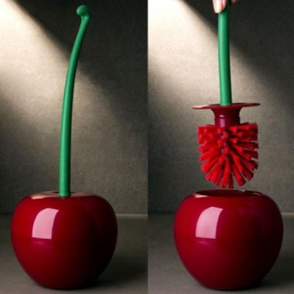

cherry shape clean tool toilet bathroom brush cleaning supply durable wy606 brushes & holders