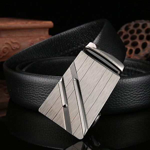 

belts business casual korean leather youth belt, Black;brown